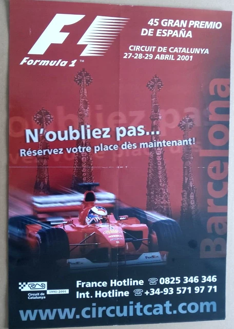 Affiche ancienne 53e Grand Prix de l'ACF de Gelourmel (photographe) 1967