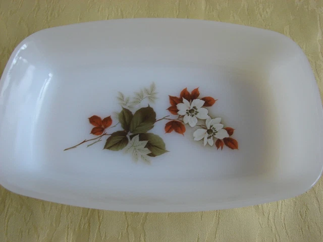 Vintage Arcopal fruit de france beurrier 70's verre de lait