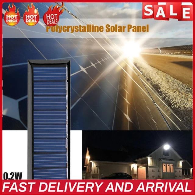 DIY Kit Solar Panel 0.2W 4V Battery Charge Module for Outdoor Yard Street Lamp
