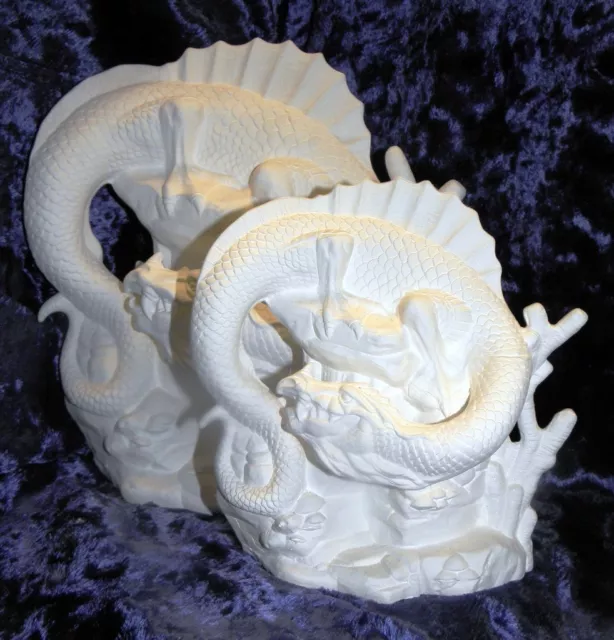 Ceramic Bisque Ready To Paint Large Summer dragon 3