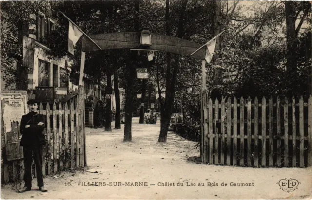 CPA AK Villiers s Marne Chalet du Lac au Bois de Gaumont FRANCE (1282926)