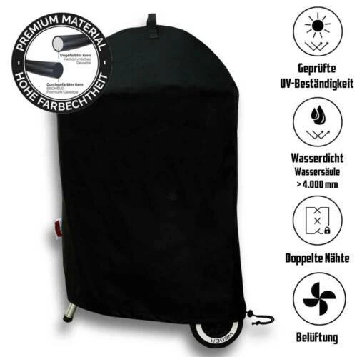 Premium Grillabdeckhaube für Kugelgrill Weber Master-Touch