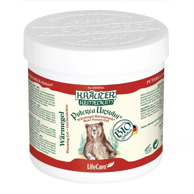 Gel riscaldante, Bear  Power, con piante BIO, Life Care®