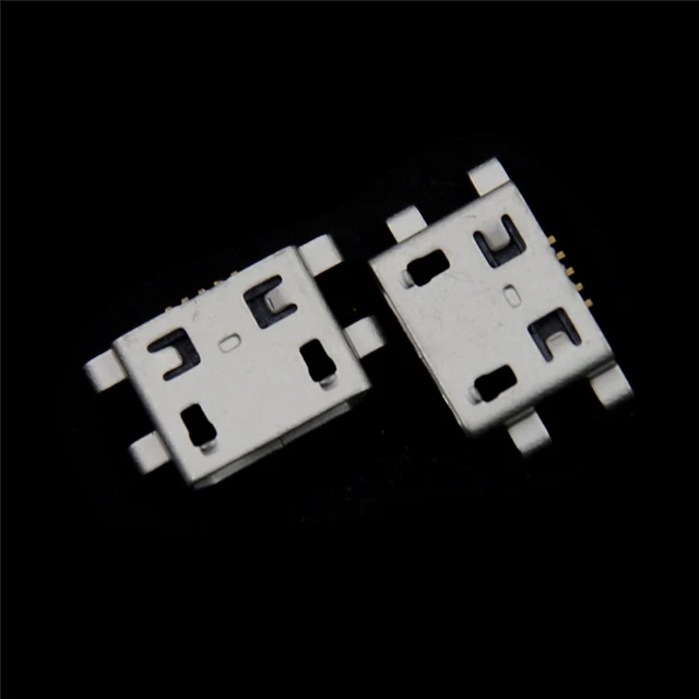 20pcs micro usb 5pin b tipo b de conector femenino toma de carga de carga