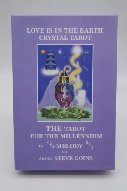 Love Is in the Earth Crystal Tarot for the Millennium by A. Melody Book & Cards