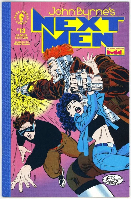 John Byrne's Next Men 13 Vf/Nm 9.0 High Grade Dark Horse Comics 1993 Bin