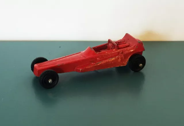 TOOTSIETOY - Mini Red Wedge Dragster Diecast Metal Car