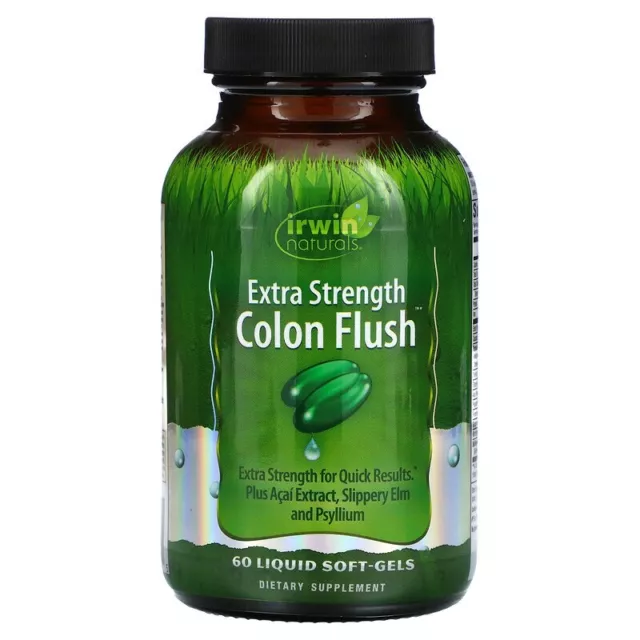 Irwin Naturals - Extra Strength Colon Flush - 60 Gels - New Stock - Exp: Jan 25