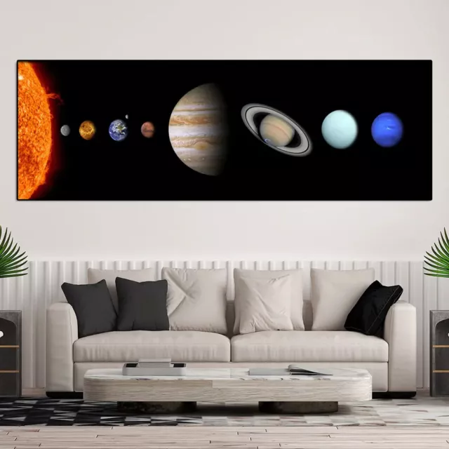 Planets in The Solar System Canvas Painting Posters and Prints Wall Art Pictures