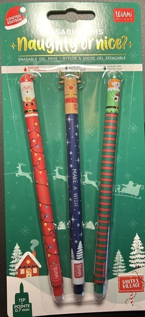 Penna a Sfera Divertente per Regali di Natale, Giocattolo Antistress per Bambini, Penna a Sfera Neutra Parlante con Luce