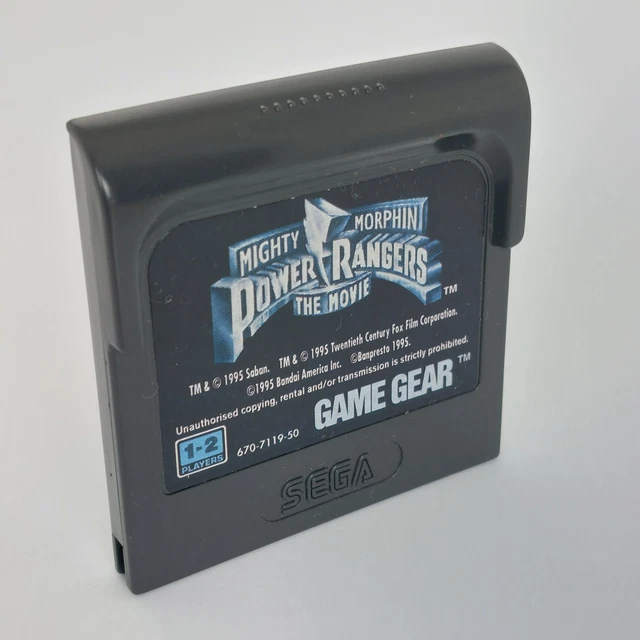 Power Ranger The Movie Sur Sega GameGear - PAL FR, Comme Neuf, Sans Blister