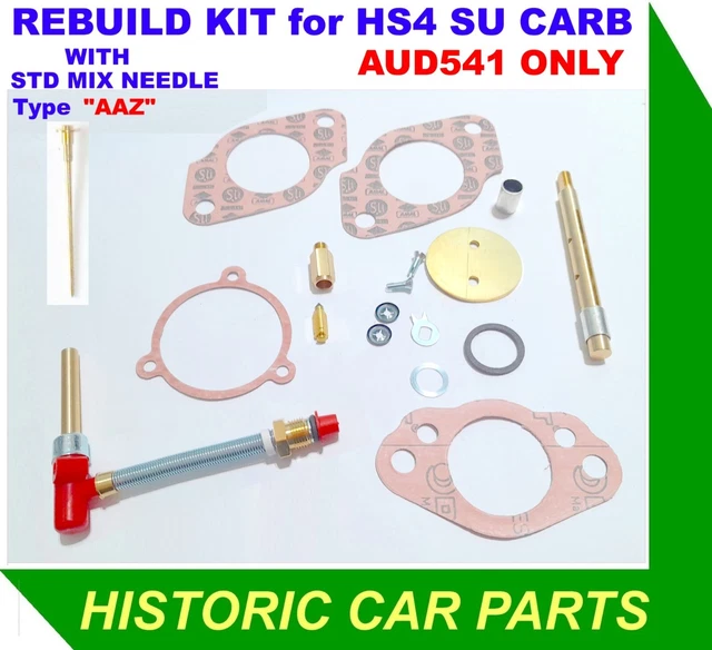 REBUILD KIT & NEEDLE "AAZ" for 1½” HS4 SU Carb AUC541 for MORRIS MARINA