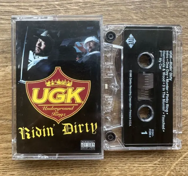 UGK - Ridin' Dirty - Original US cassette album Bun B Pimp C