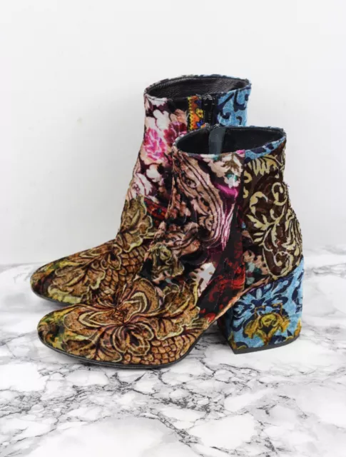 Russell & Bromley Roxanne Velours Floral Bottines, Pointure Eu 37 /UK 4