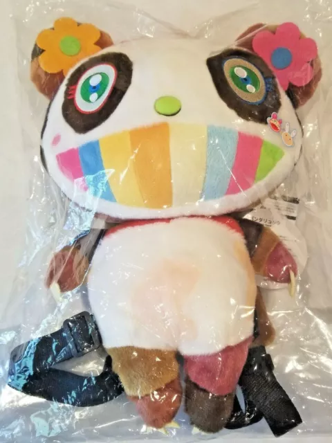 TAKASHI MURAKAMI Panda Ruck Sack Backpack Bag Plush Doll KAIKAI KIKI Japan