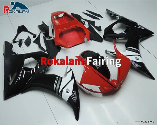 For Yamaha Parts YZF-R6 2003 2004 YZF R6 03 04 Red Black ABS Motorbike Fairing