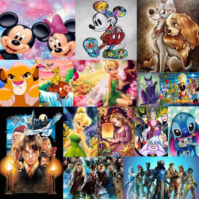 UK Cartoon Full 5D Diamond Painting Mural Stitch Embroidery Cross Craft Art Gift 2