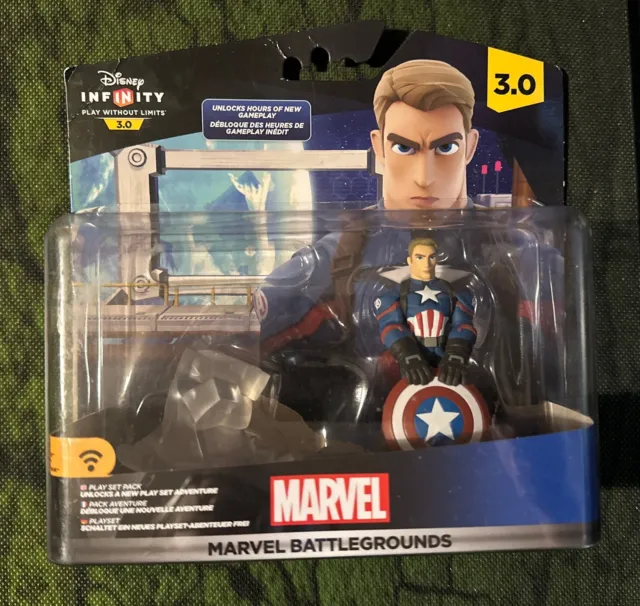 Rare Disney Infinity 3.0 Marvel Battlegrounds Play Set Pack - Free Uk Delivery