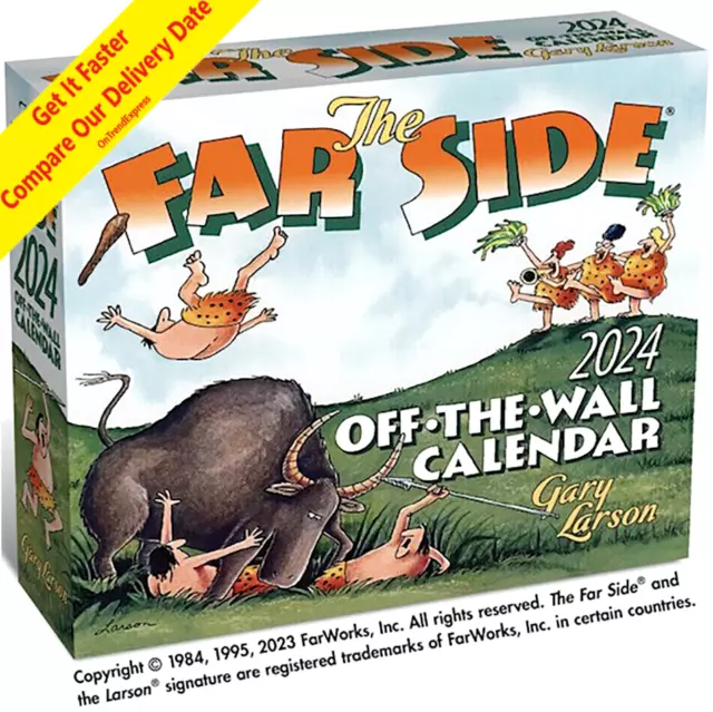2024 THE FAR Side OfftheWall Boxed Desk Calendar by Gary Larson