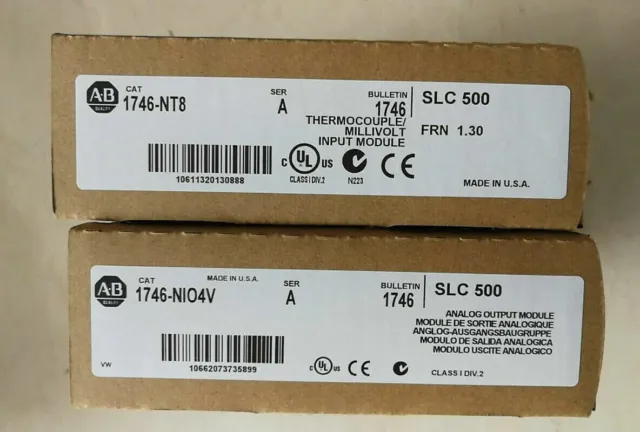 New Factory Sealed AB 1746-NT8 SER A SLC 500 PLC Input Module 1746NT8