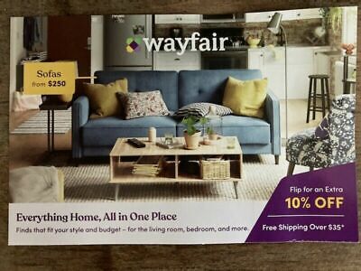 Wayfair discount coupon 10% OFF FIRST ORDER COUPON CODE  Exp 10/15/22