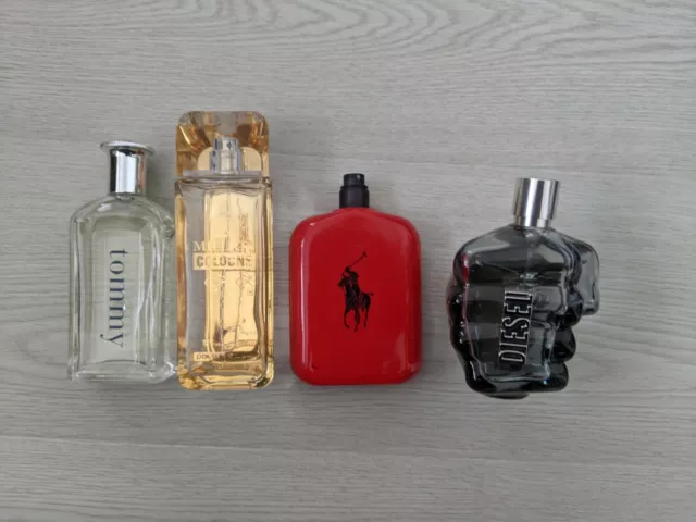 PACO RABANNE DIESEL RALPH LAUREN TOMMY fragrance aftershave USED