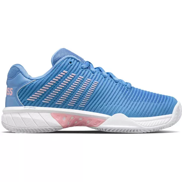 K-Swiss Damen Tennisschuhe Hypercourt Express 2 HB (96614-454) in Blau/Rosa/Weiß