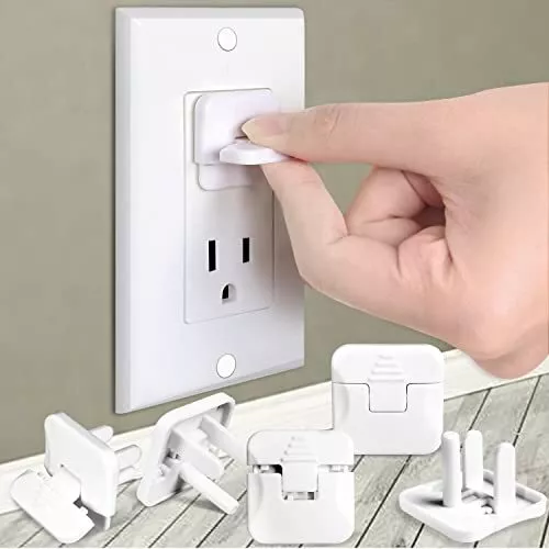 Outlet Covers 38pack White Child Proof Electrical Protector Safety Improved Baby