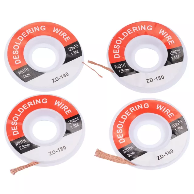 1mm to 3mm Desoldering Wick Braid Desolder Wire Mop Remover