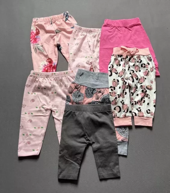 Newborn Baby Girl Clothes Bundle 0-3 Months Outfits First Size Trousers 7 Pieces