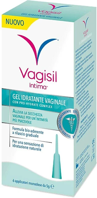 Vagisil Intima Gel Idratante Vaginale | 6 Applicatori Monodose