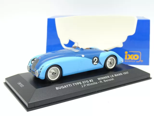 IXO 1/43 - Bugatti Type 57G Winner Le Mans 1937 EUR 34,20