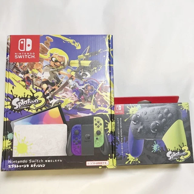 NINTENDO SWITCH OLED Model Splatoon 3 Edition Console BRAND NEW Never