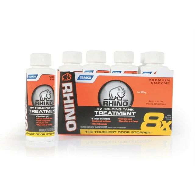 RhinoFLEX Toilet Chemical - Singles, 8-4 oz. Bottles