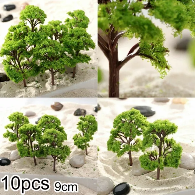 Beautiful Decoration 10Pcs HO OO Scale Model Trees Train Layout Diorama