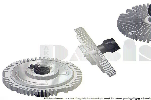 AKS DASIS Kupplung, Kühlerlüfter  für FORD