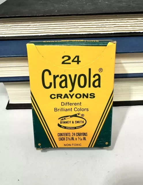 Vtg Crayola Crayon 16 Ct Box Binney & Smith THE REAL DEAL LIKE THEY USED TO  BE