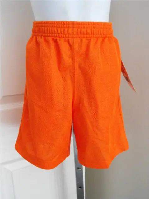 NEW Orange Mesh Collegiate Kids Small (4) Shorts by Dennys 59XS