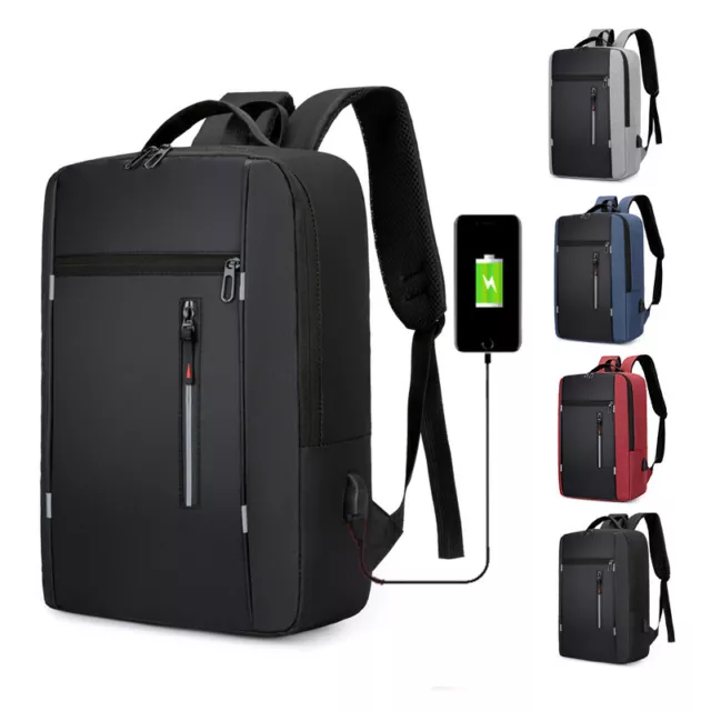 Men Women Laptop Backpack Waterproof Rucksack Travel School Slim Business Bag