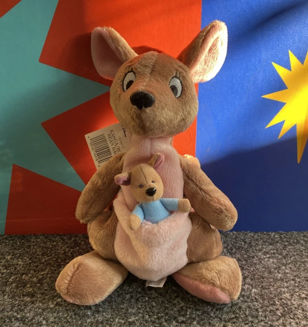 OFFICIAL WALT DISNEY World Store Plush Soft Toy Winnie Pooh Kanga & Roo