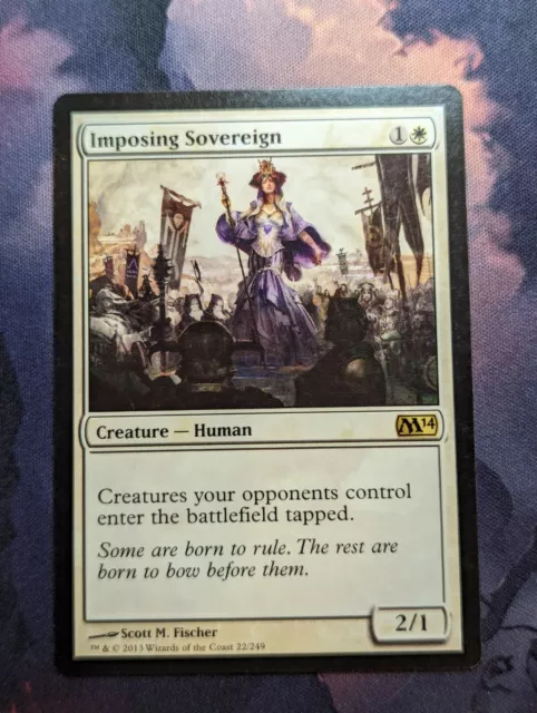 Imposing Sovereign - M14 - Rare - 22/249 - MTG