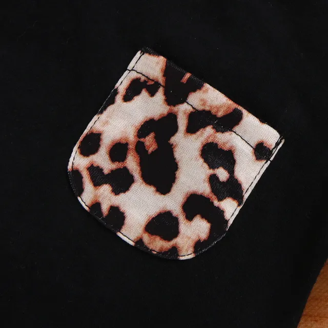 Set 2 pz abiti leopardati per bambine vestiti per bambini bambini top estivi pantaloni corti 6