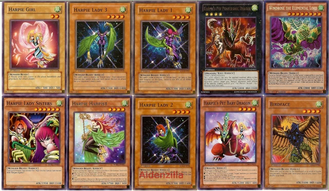 YUGIOH HARPIE LADY Deck - 40 Cards + 5 XYZ - Harpist, Mai Valentine, Windrose $33.00 - PicClick YUGIOH HARPIE LADY Deck - 40 Cards + 5 XYZ - Harpist, Mai Valentine, Windrose $33.00 - PicClick
