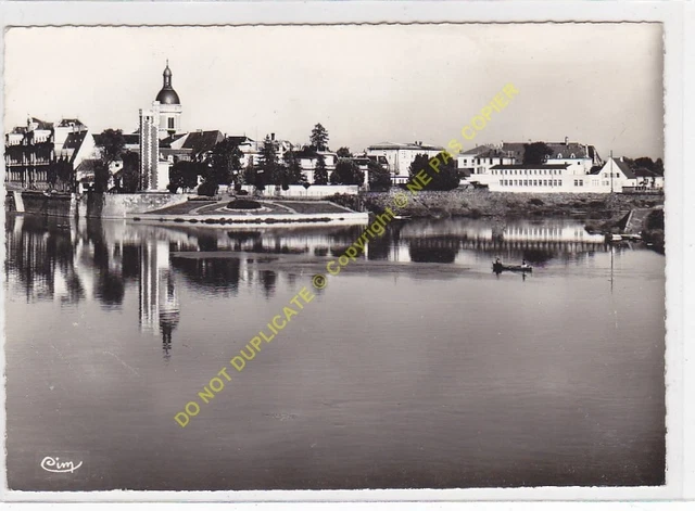 CPSM 71100 CHALON SUR SAONE Hospital seen from the Saône Edit COMBIER