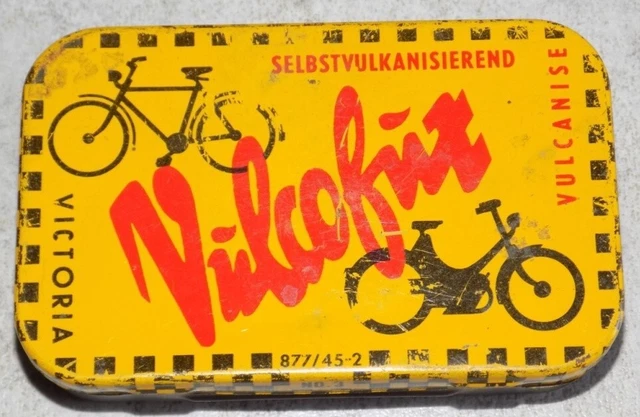RARE BOITE KIT Reparation Pneu Victoria 1930 Velo Cycle Michelin Tin