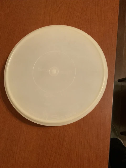 Vintage Tupperware 12" Round Container Cookie Pie Keeper Cupcake Holder