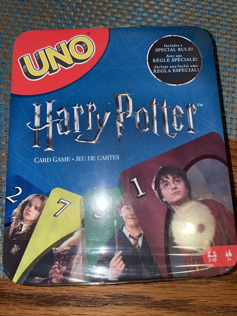 UNO HARRY POTTER Card Game In Collectible Metal Tin Special Rule Sealed UNO HARRY POTTER Card Game In Collectible Metal Tin Special Rule Sealed