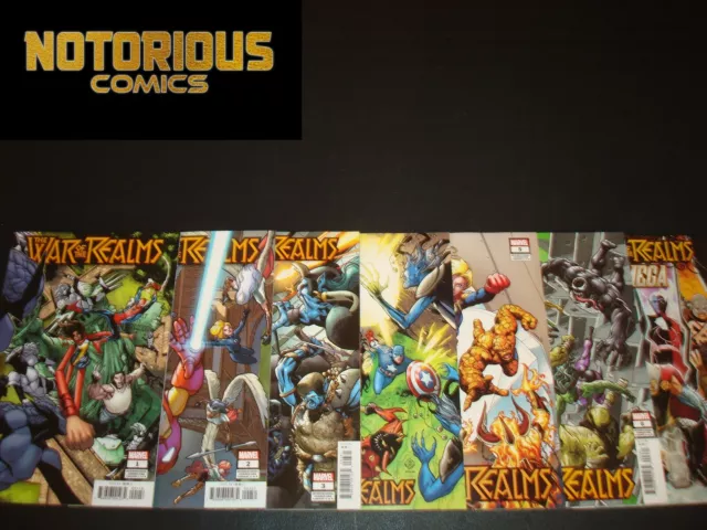 War of the Realms 1-6 Omega Complete International Variant Set Comic Lot Marvel
