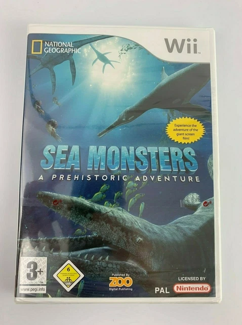 Nintendo Wii Sea Monsters A Prehistoric Adventure, Brand New Factory Sealed
