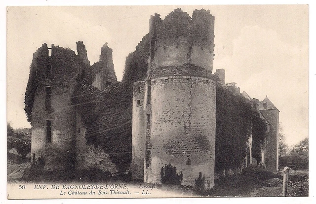 env. de bagnoles de l'orne ,le château du bois-thibault